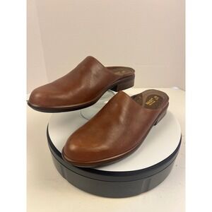 Naot Dressy Womens Brown Leather Slip-On Mules 11-11.5 Orthopedic Arch Support